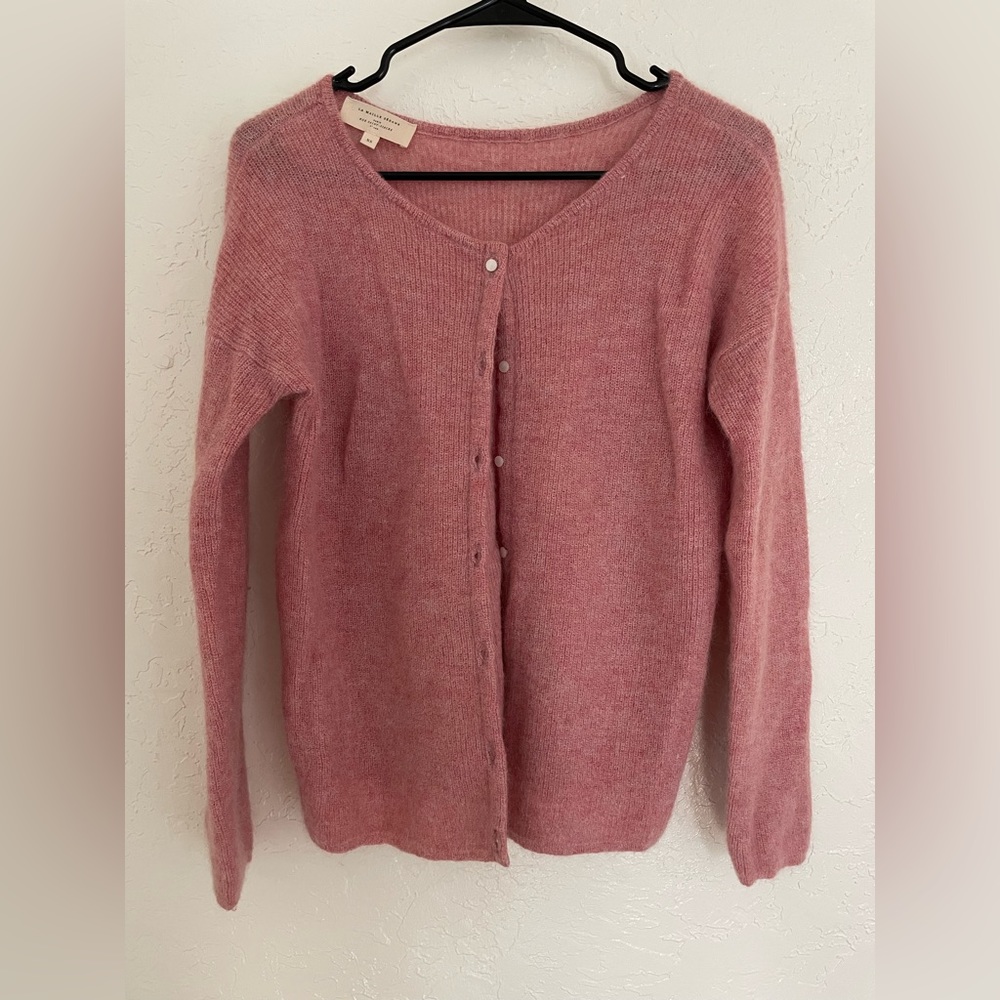 Sezane Pink Cardigan